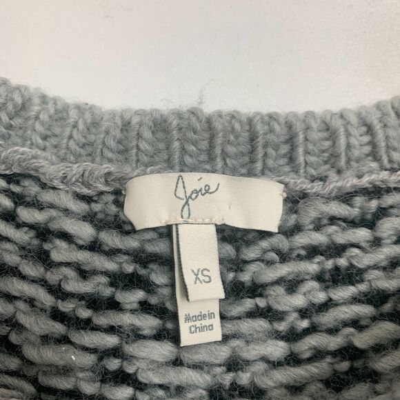 JOIE Nico Chevron Sweater Womens XS Extra Small Wool Blend Pullover Long Sleeve - Picture 8 of 13
